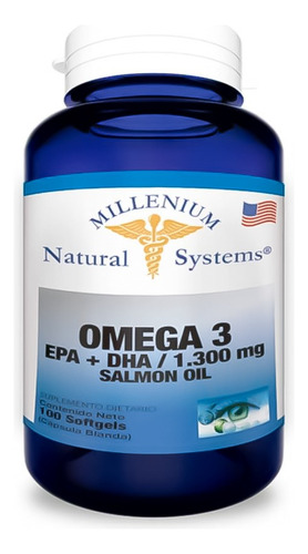 Omega 3 100soft Natural Systems - Unidad a $459