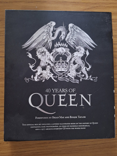 Libro Queen 40 Years Of Queen Incluye Interview Cd 