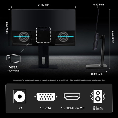 Monitor Gamer M12 Con Pantalla De 24 127v Y Resolución Full Hd