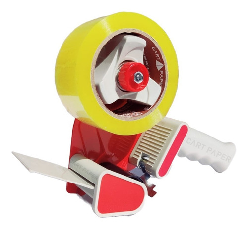 Imagen 2 de 3 de Dispensador Cinta De Embalaje + 6 Cintas De 120m /cart Paper