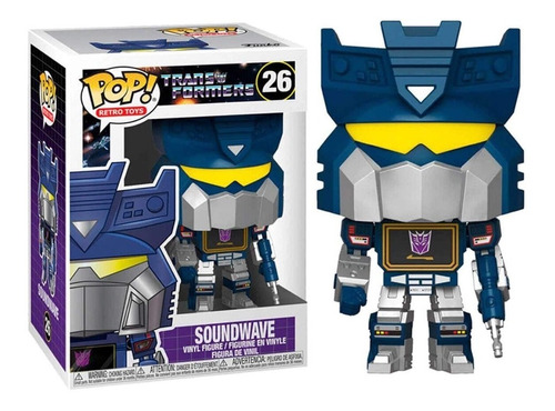 Figura De Acción Transformers Soundwave De Funko Pop!