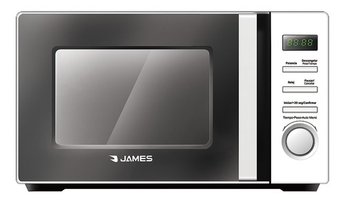 Horno Microondas James J-20 Mdb Blanco - Laser Tv