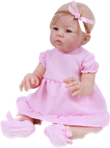 Bebe Reborn Realista Princesa Membros Silicone - Bolsa Luxo
