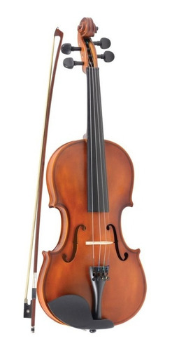 Imagem 1 de 5 de Violino Vivace Mozart Fosco 4/4 Mo44f Arco Breu Estojo