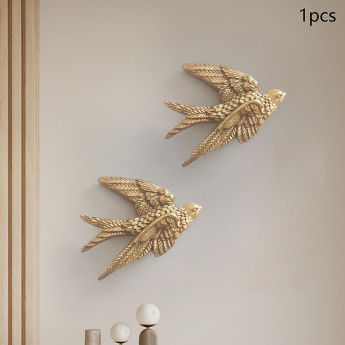 Escultura De Pared De Golondrina, Figura De 10cmx12cmx3cm