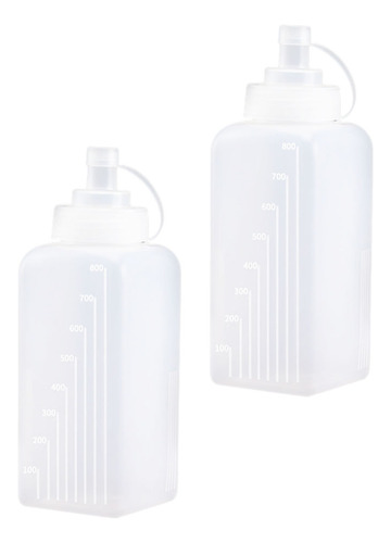Botella De Salsa Squeeze Bottles, 2 Unidades
