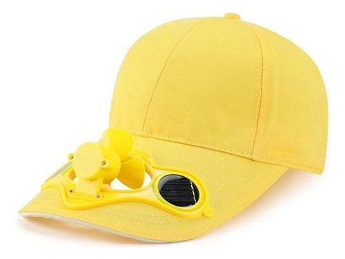 Gorra De Béisbol Con Ventilador De Enfriamiento Con Panel So