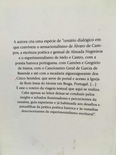 Escrita, Olhar E Gesto - Ensaios De Leitura Por Maria Dos Prazeres Gomes. Livro De Literatura Portuguesa Da Editora Littera. 1a Edição.*ler Descrição*