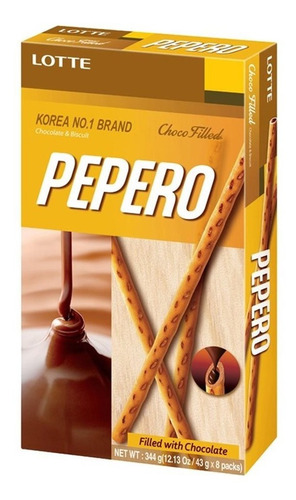 Pepero Choco Filled, Alimentos Coreanos. Ramenstore.net