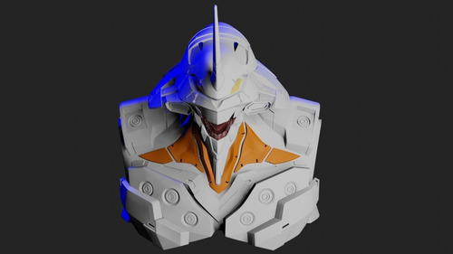 Evangelion Eva01 Bust Rap3d Archivos Stl Para Impresión 3d