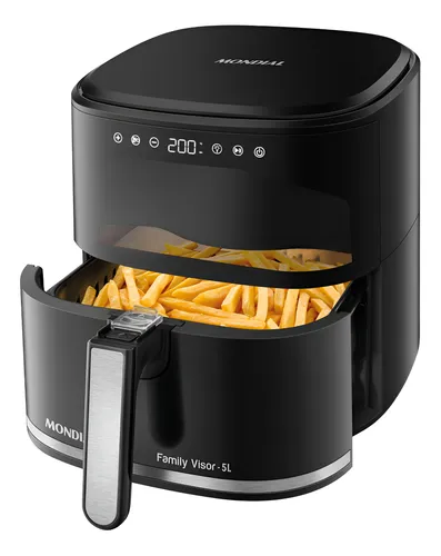 Fritadeira Sem Óleo Air Fryer Digital 5L Mondial 2000W - AF-50-DV