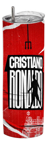 Termo Skinny Café 20 Oz Cristiano Ronaldo Manchester #15