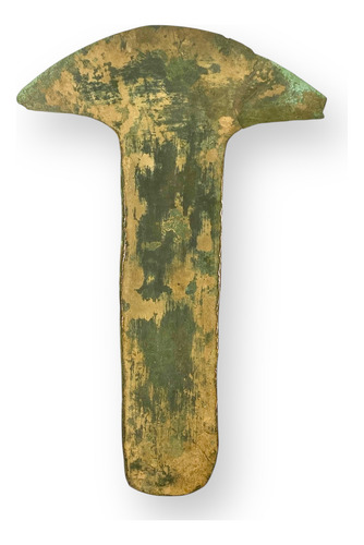 Tajadera O Hachuela Cobre Azteca Siglos 16-19 500 Años Antig (Usado)