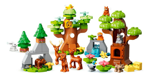 Lego Duplo 10979 Animales salvajes de Europa 11 animales Número de piezas 85