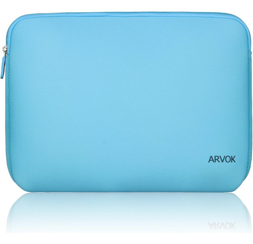 Funda Para Notebook/tablet Hasta 15.5  Arvok Azul Hojas
