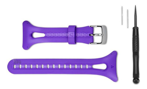 Imagem 2 de 2 de Pulseira Original Garmin Forerunner 10 E 15 Roxa Pequena