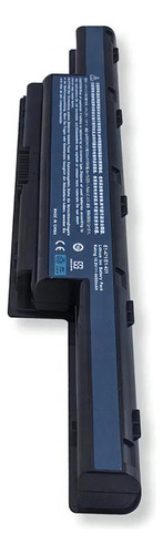 Bateria Para Notebook Gateway Nv59c 4400 Mah Cor da bateria Preto