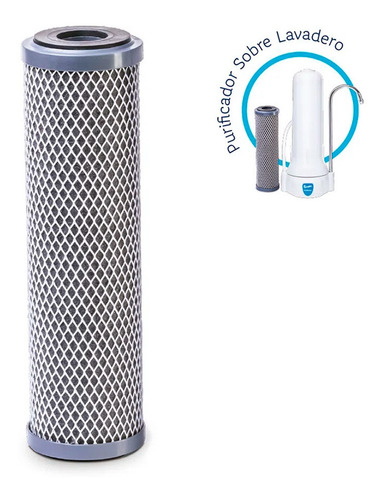 Imagen 2 de 4 de Cartucho Repuesto Rotoplas Hydro Purificador Para Lavadero