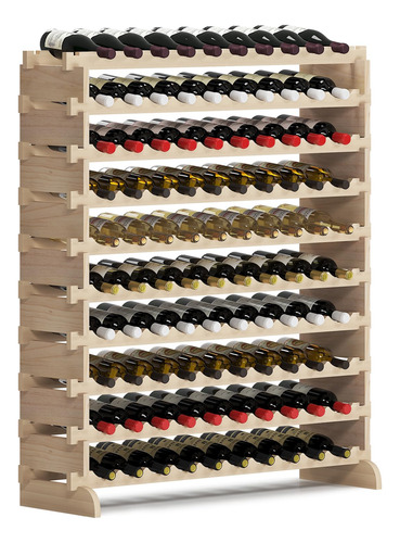 Sogesfurniture Estantes Para Vino De Piso, Estante Modular A