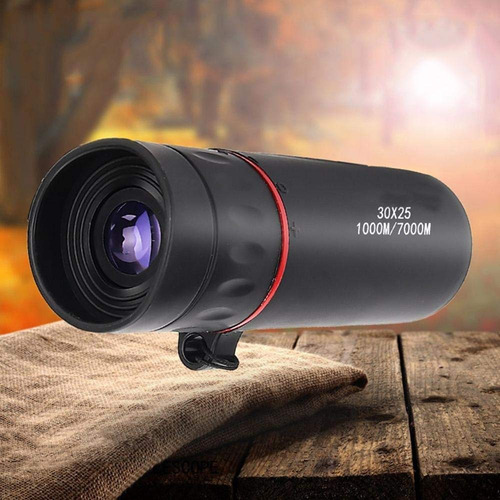 Telescópio monocular portátil Zxiangz 30x25, impermeável, telescópio monolítico de alta definição, mini acessórios para caminhadas e caça