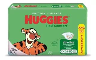 Huggies Flexi Comfort - 50 - Extra extra grande (XXG) - Sin género
