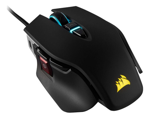 Mouse Gamer Corsair M65 Elite Rgb Negro 18k Dpi 9b Aluminio