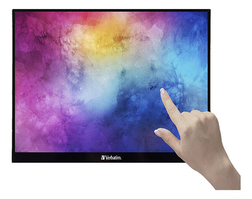 Monitor Portatil Tactil Verbatim 17.3 Metalico Vb49593