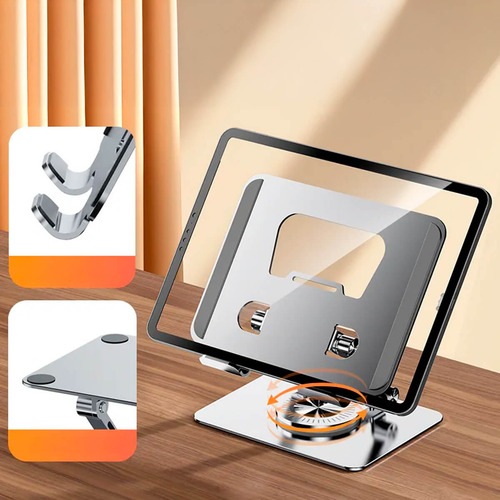 Suporte De Mesa Metal Para Tablet Smartphone Ajustável