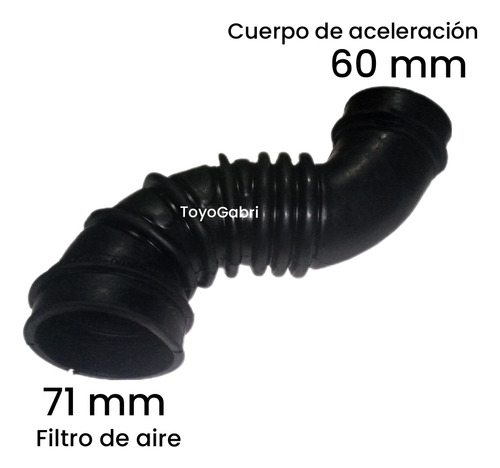 Ducto Purificador De Aire De Toyota Corolla Sensación 03-08