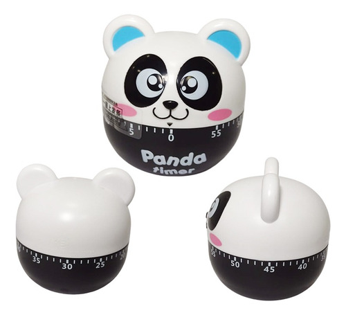 Temporizador De Cocina Cuerda Oso Panda Sesenta Minutos