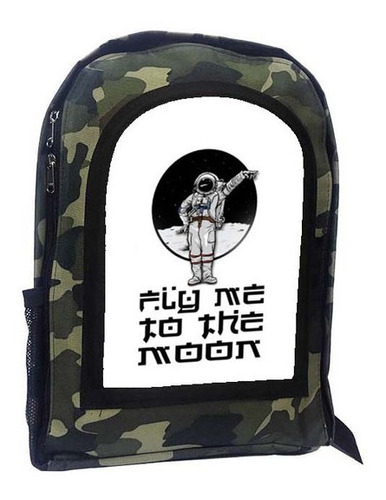 Mochila Camuflada Nasa Espacio A46