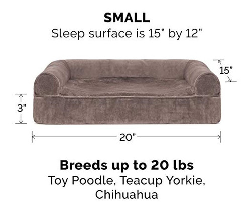 Furhaven Pet - Sofá Ortopédico Estilo Sofá Cama Para Perros