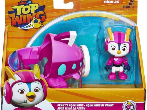 Nick Jr. Top Wing Figura Y Vehículo Aqua Wing De Penny Az