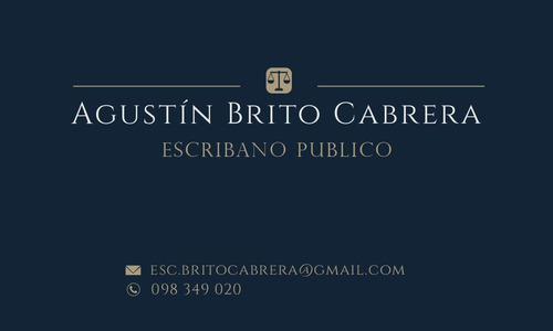 Imagen 1 de 3 de Escribano - Escribania - Notarial - Maldonado