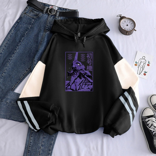 Anime Neon Genesis Evangelion 01 Eva Sudadera Con Capucha