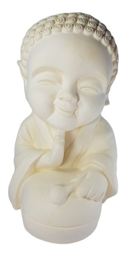 Imagen 1 de 1 de Buda Bebe En Crudo De Yeso De 20cm