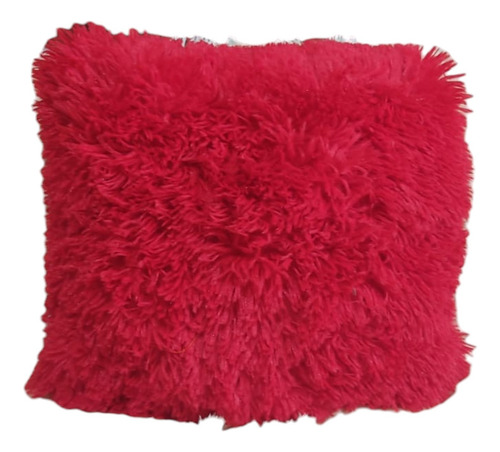 Set De 3 Cojines Decorativos Estilo, Comodidad Y Elegancia Rojo Liso
