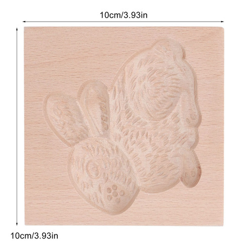 Molde Para Estampillas Para Galletas, De Madera De Haya, Reu