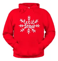 Comprar Sudadera Hoodie Let It Snow Navidad Merry Christmas Nevar V2