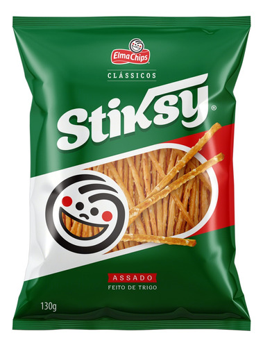 Palitinho De Trigo Salgado Elma Chips Stiksy Pacote 130g