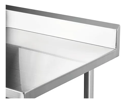 Mesón Mural De Acero Inox 140cm Bozzo