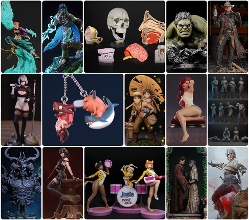 Giga Pack Stl Arquivos Para Impressão 3d + Atualizações