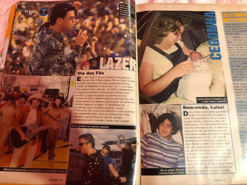 Revista Contigo,angélica,ana Paula,sandy&junior,paulo Vilhen (Usado)