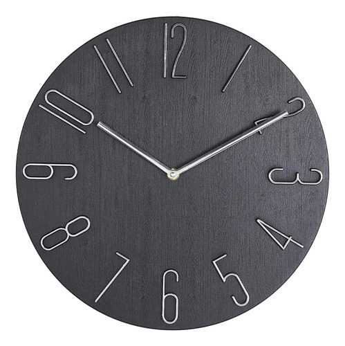 Reloj De Pared Minimalista Moderno De 14 Pulgadas Silen...