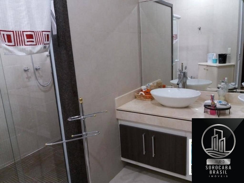 Espetacular Sobrado Com 4 Dormitórios À Venda, 500 M² Por R$ 2.800.000 - Condomínio Lago Da Boa Vista - Sorocaba/sp, Próximo Á Padaria Real. - Ca00069 - 67650829