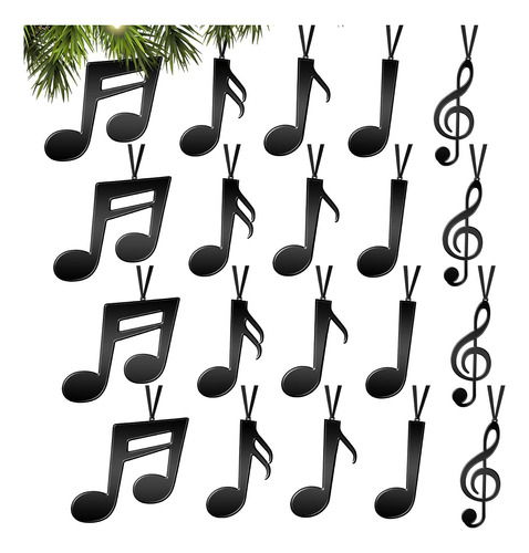 Adornos De Notas Musicales De Navidad, Adornos De Árbo...