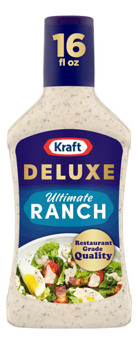 Kraft Deluxe Ultimate Ranch Dressing (botella De 16 Onzas Li