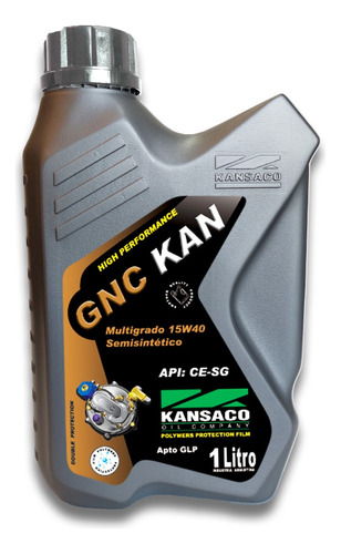 Aceite 15w40 Semisintetico Gnc - Kansaco X 1lts