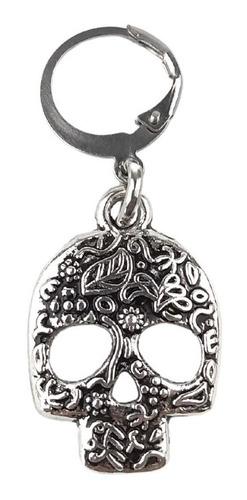 Aro Solitario Calavera Catrina Grande Unisex Piercing Moda