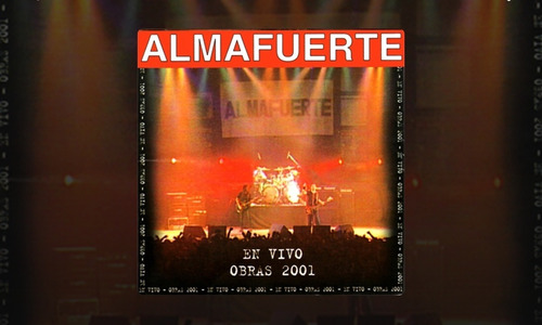 Almafuerte En Vivo Obras 2001 Cd Nuevo Sellado 